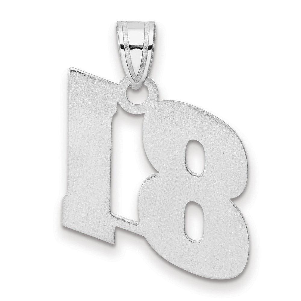 14kw Polished Block Number 81 Pendant