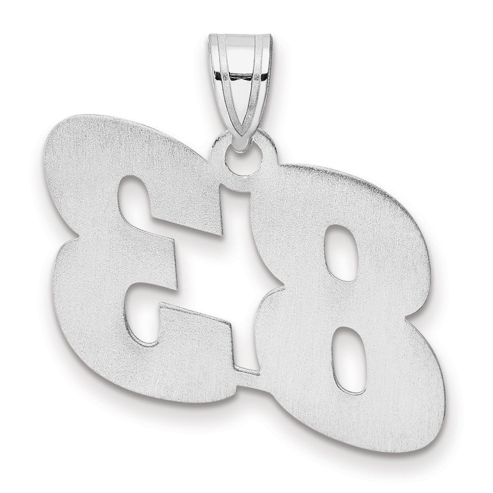14kw Polished Block Number 83 Pendant