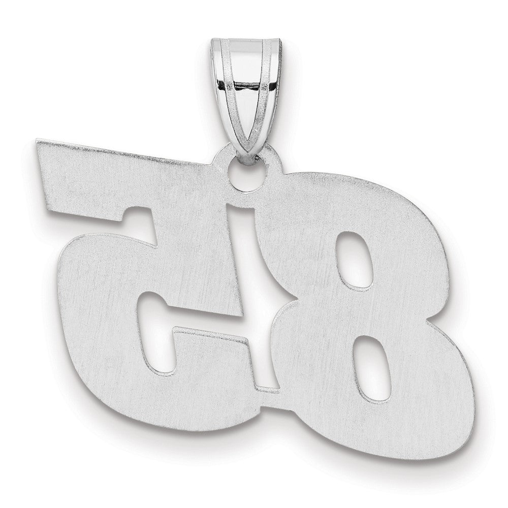 14kw Polished Block Number 85 Pendant