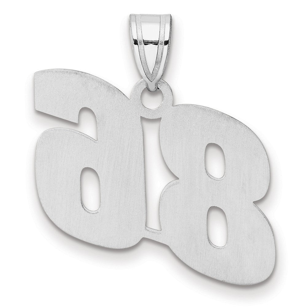 14kw Polished Block Number 86 Pendant
