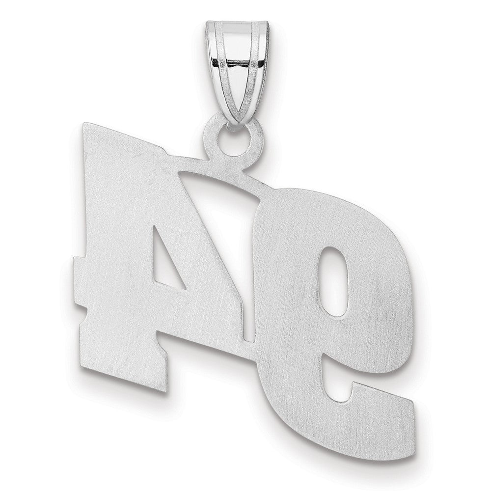 14kw Polished Block Number 94 Pendant