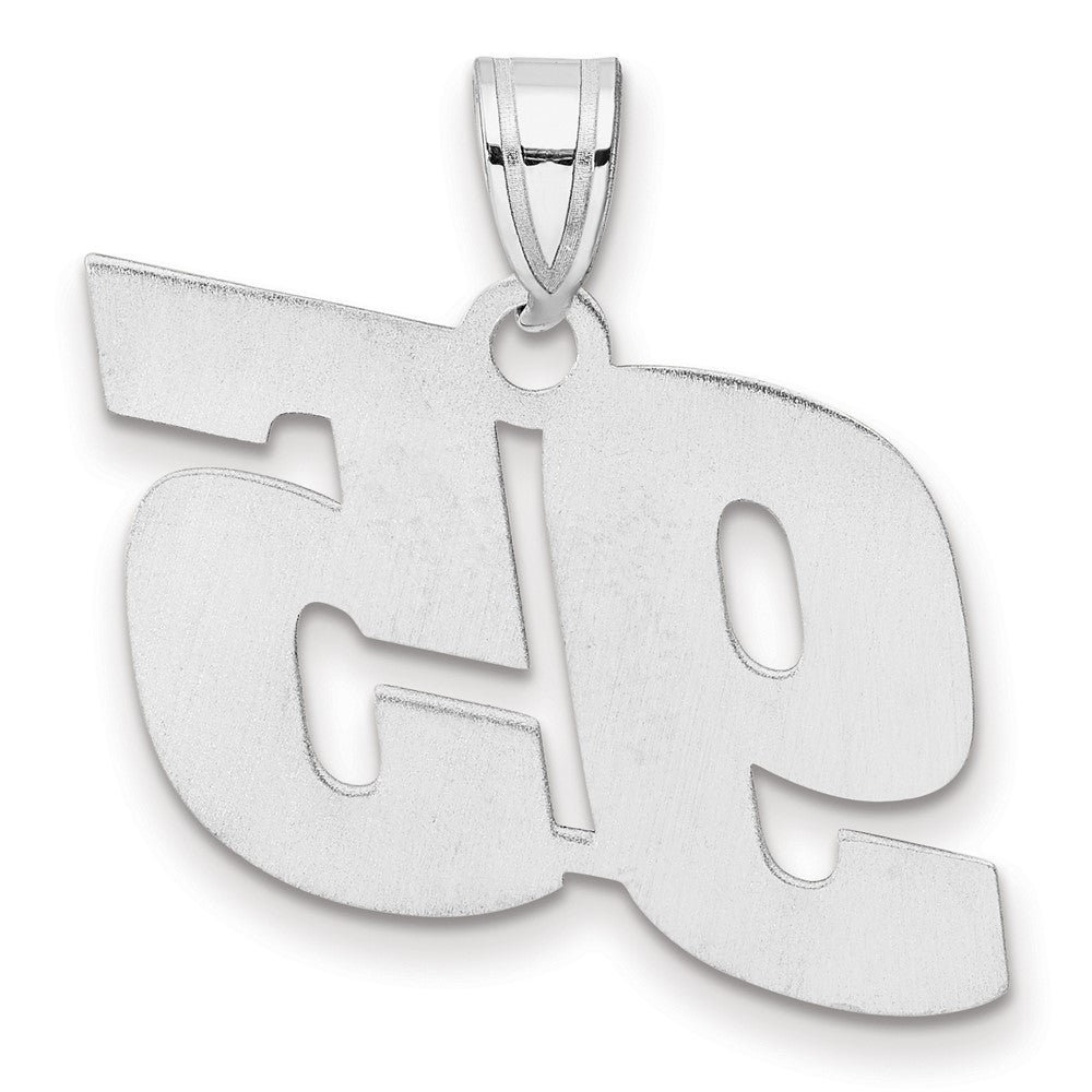 14kw Polished Block Number 95 Pendant