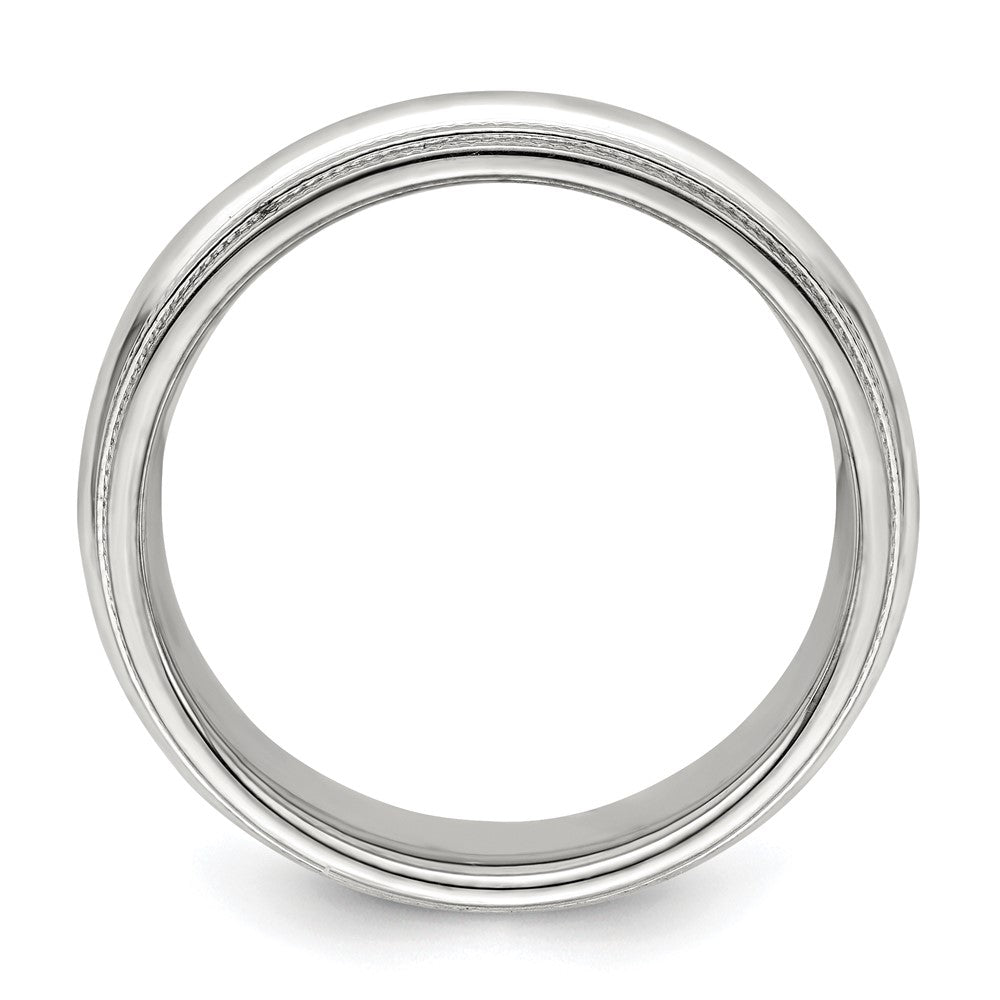 10KW 6mm Double Milgrain Comfort Fit Band