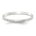 14KW 2mm Standard Flat Comfort Fit Band