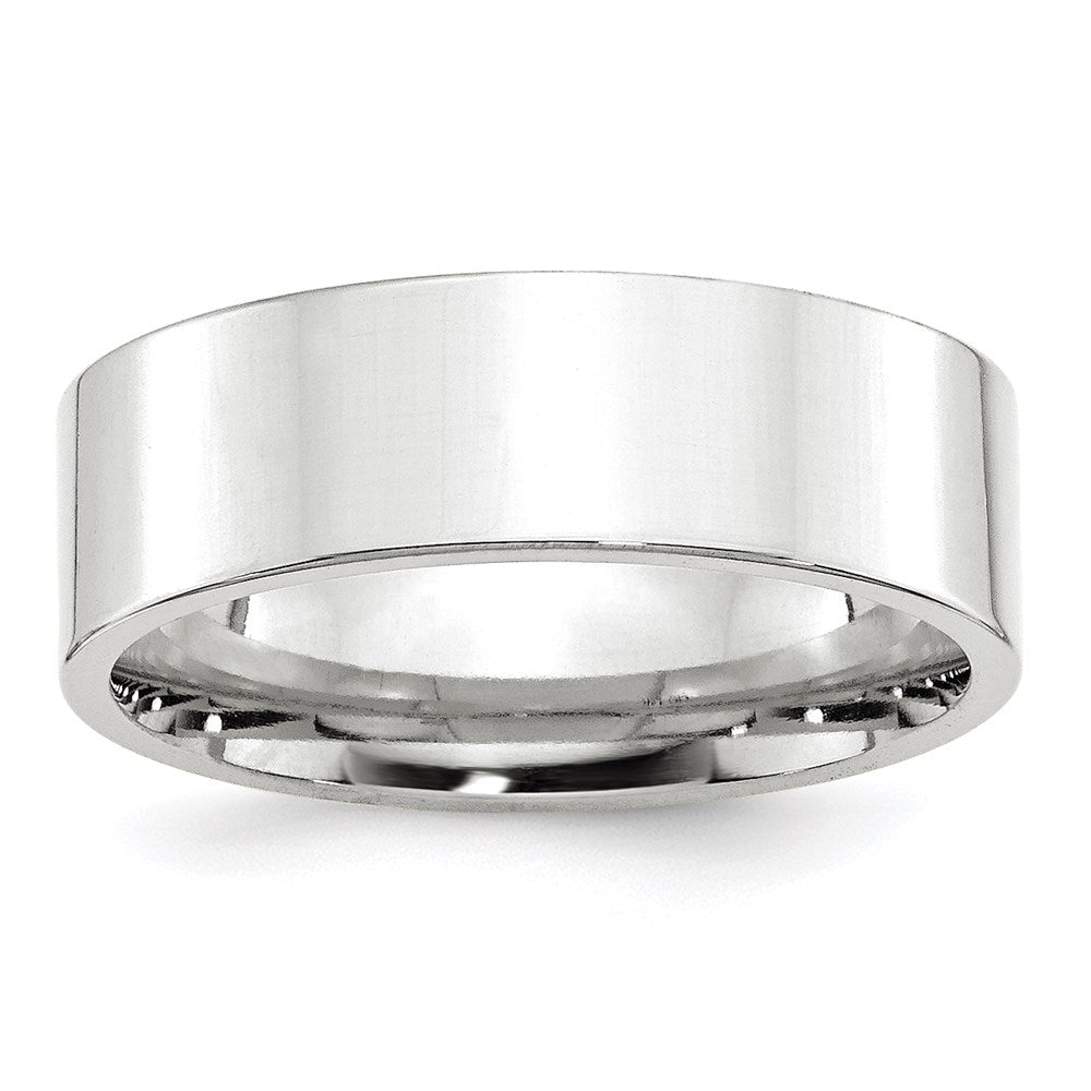 Platinum 7mm Standard Flat Comfort Fit Band Size 11