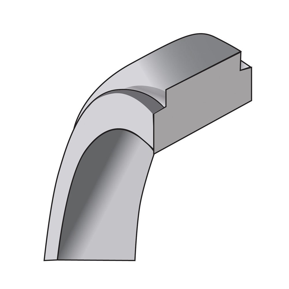 Sterling Silver 6mm Flat w/ Step Edge Band