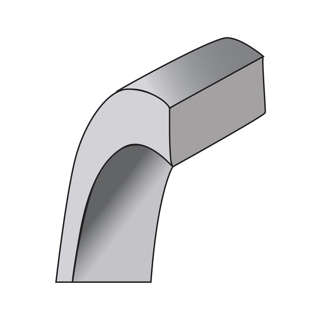 Sterling Silver 9mm Flat Band