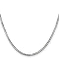 14k White Gold 2.0mm Franco Chain