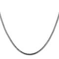 14k White Gold 2.5mm Franco Chain