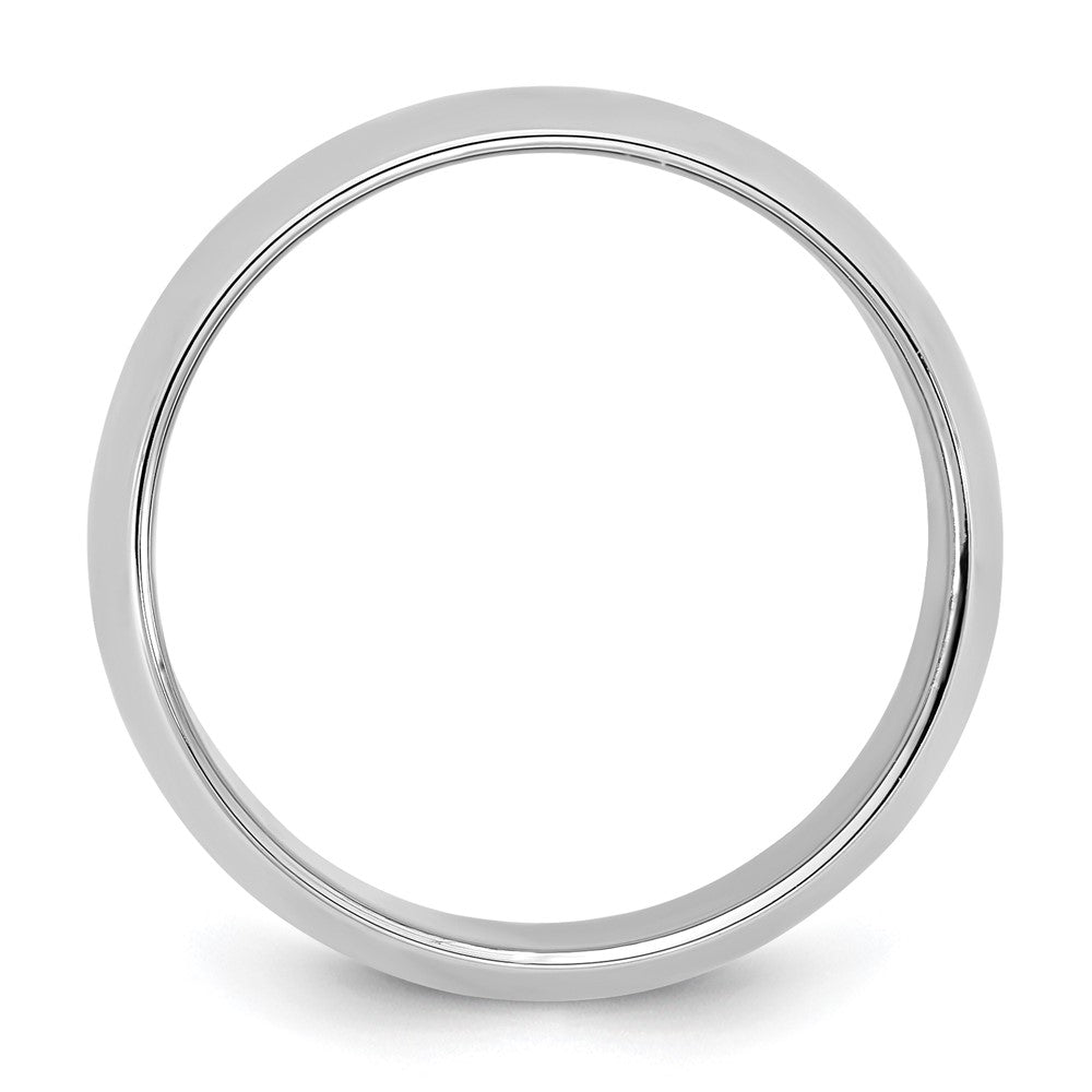 14k White Gold 1.5mm Half-Round Wedding Band