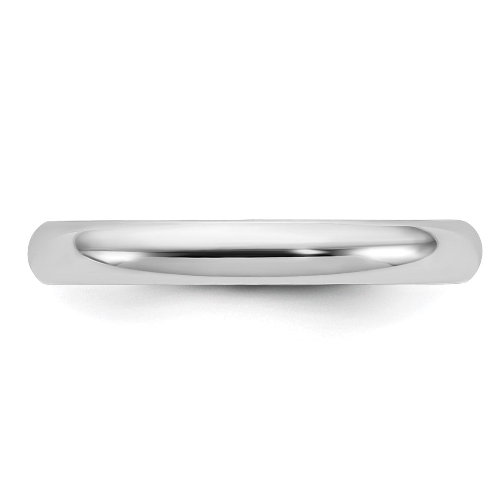 14KW 3mm Half-Round Wedding Band