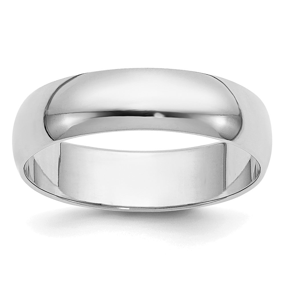 14KW 5mm Half-Round Wedding Band