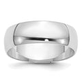 14KW 6mm Half-Round Wedding Band