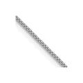 14k White Gold .7mm Box with Lobster Clasp Chain