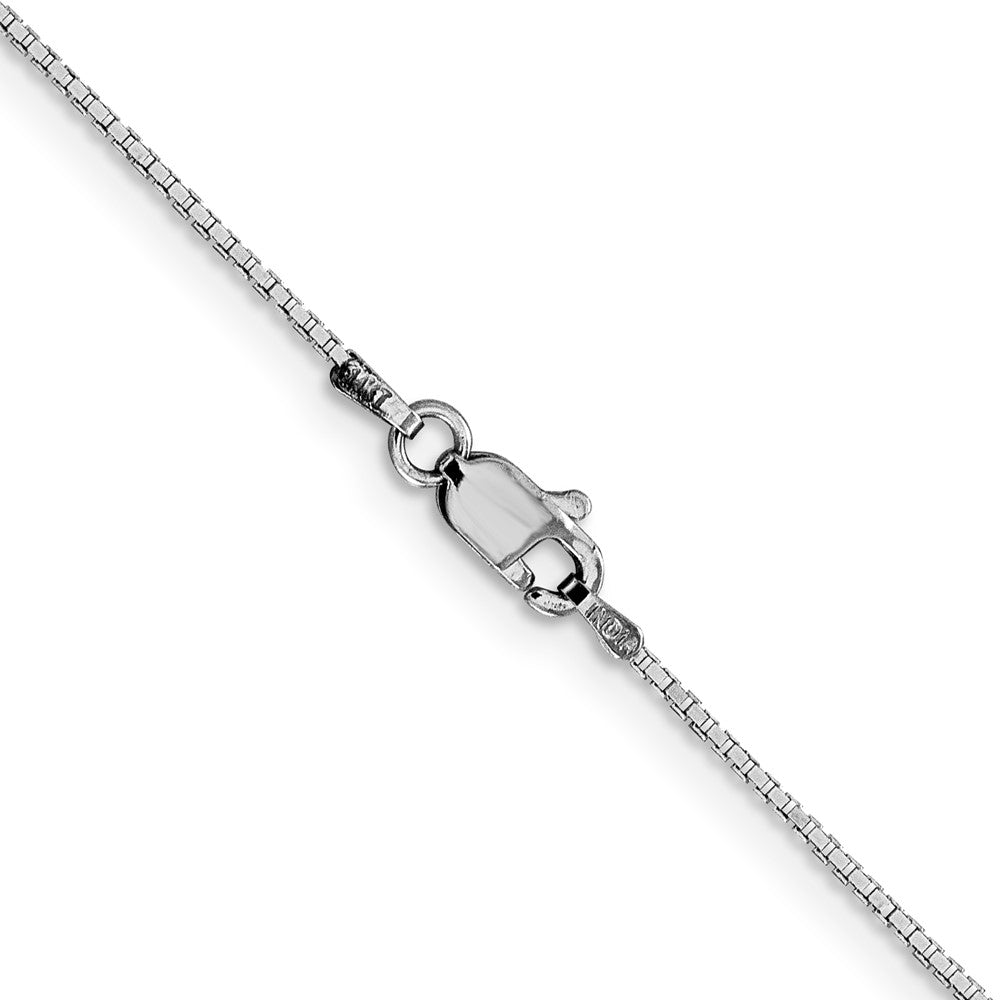 14k White Gold .95mm Box Chain