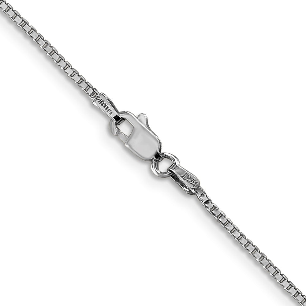 14k White Gold 1.1mm Box Chain