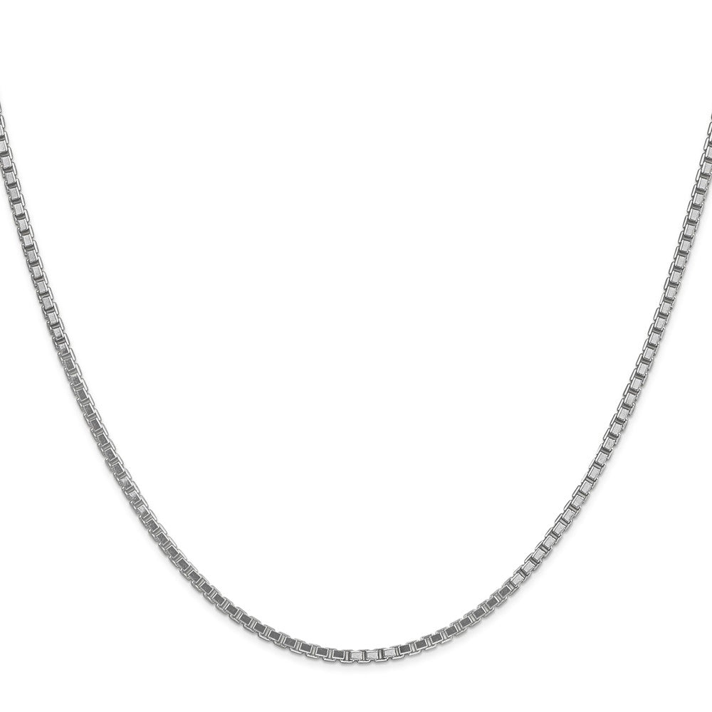 14k White Gold 1.9mm Box Chain