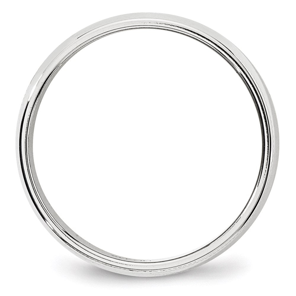 10KW 6mm Milgrain Half Round Band