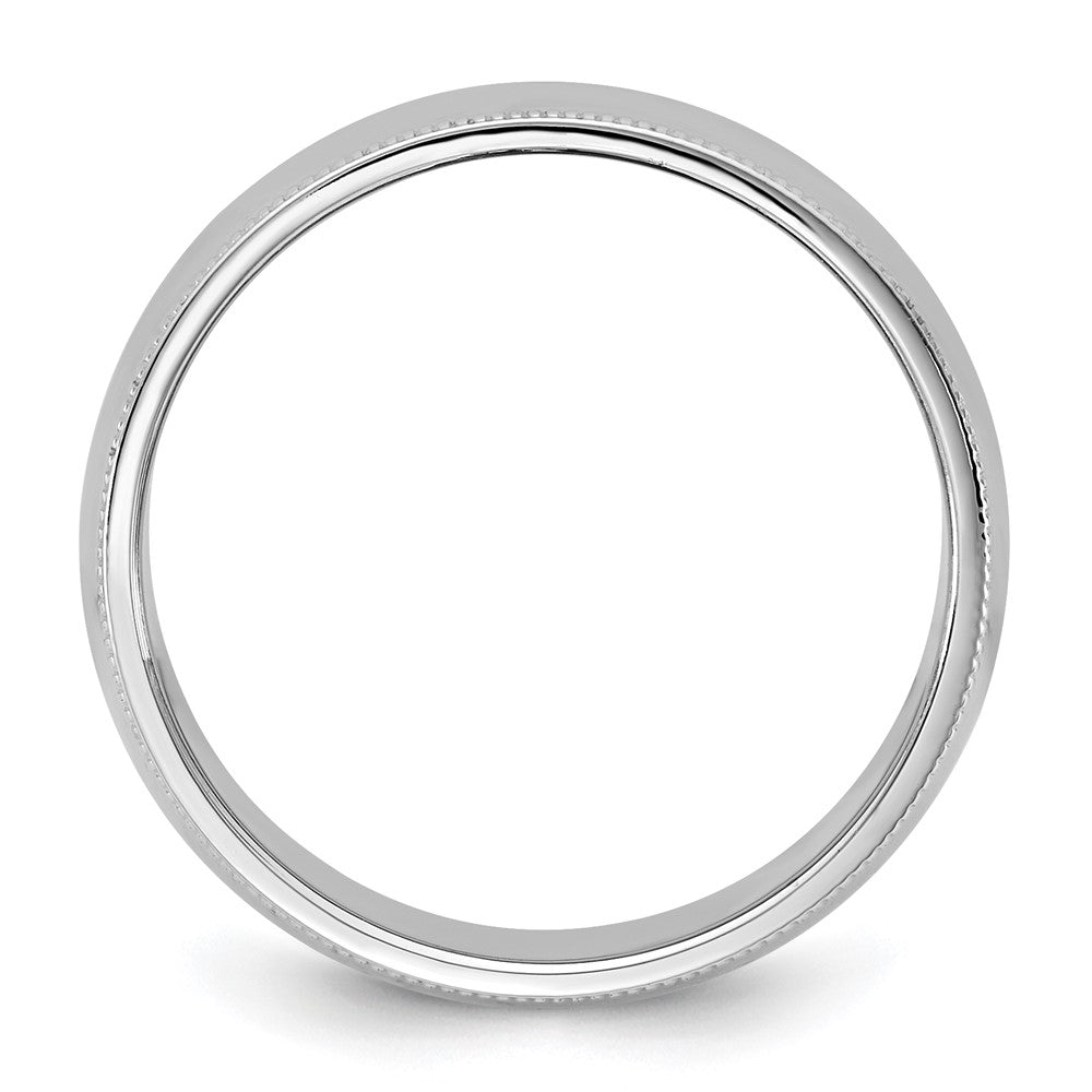 10KW 7mm Milgrain Half Round Band