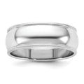 10KW 7mm Milgrain Half Round Band