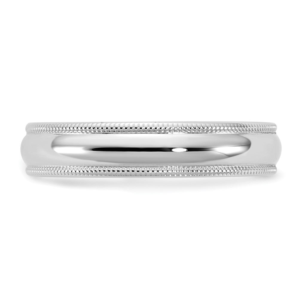 10KW 4.5mm Milgrain Comfort Fit Band