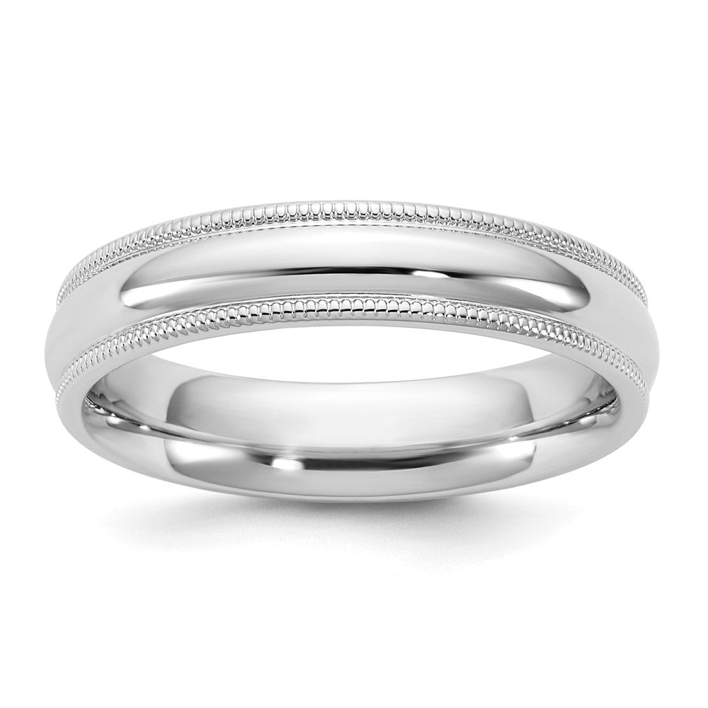 10KW 4.5mm Milgrain Comfort Fit Band