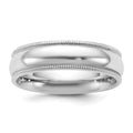 10KW 5.5mm Milgrain Comfort Fit Band