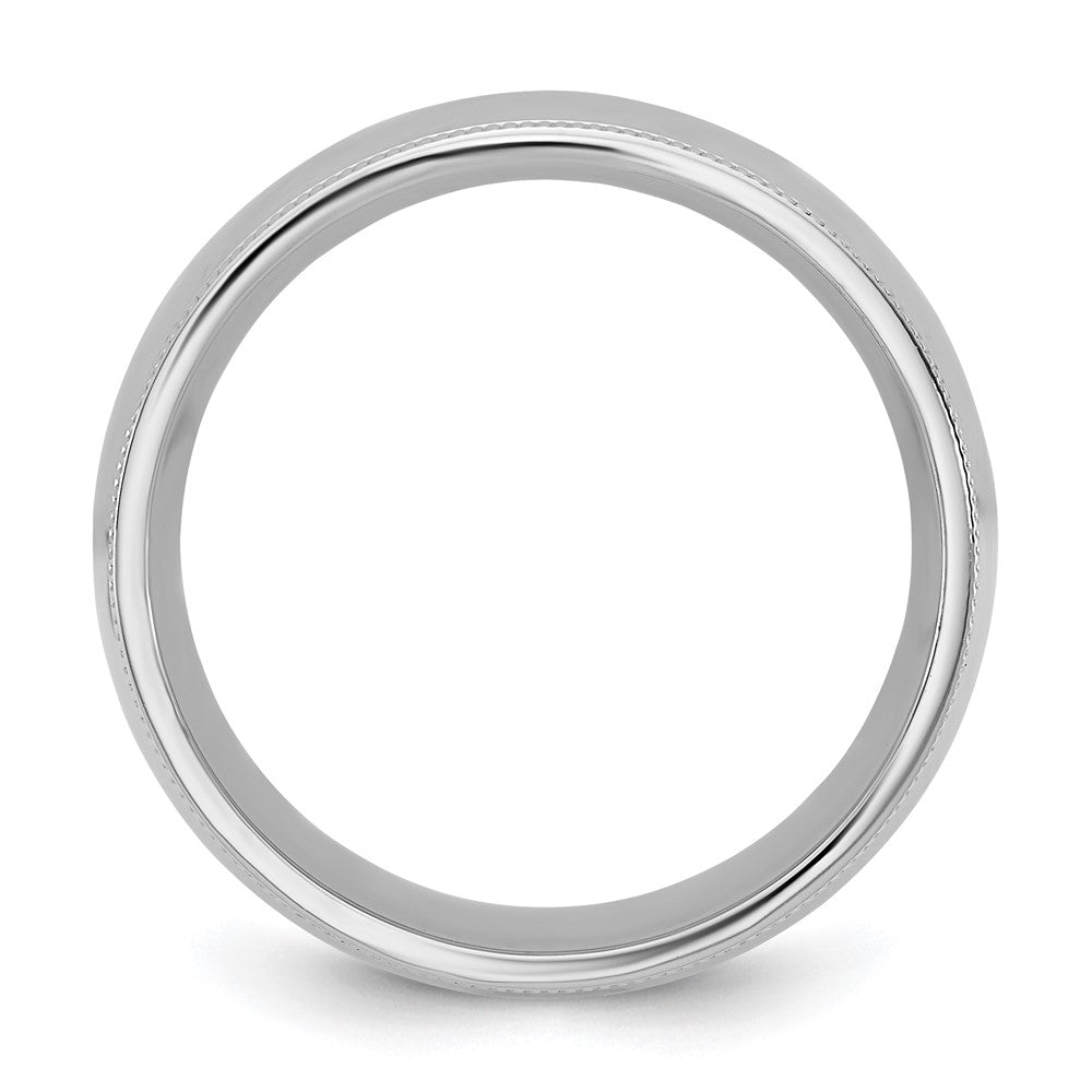 10KW 8mm Milgrain Comfort Fit Band