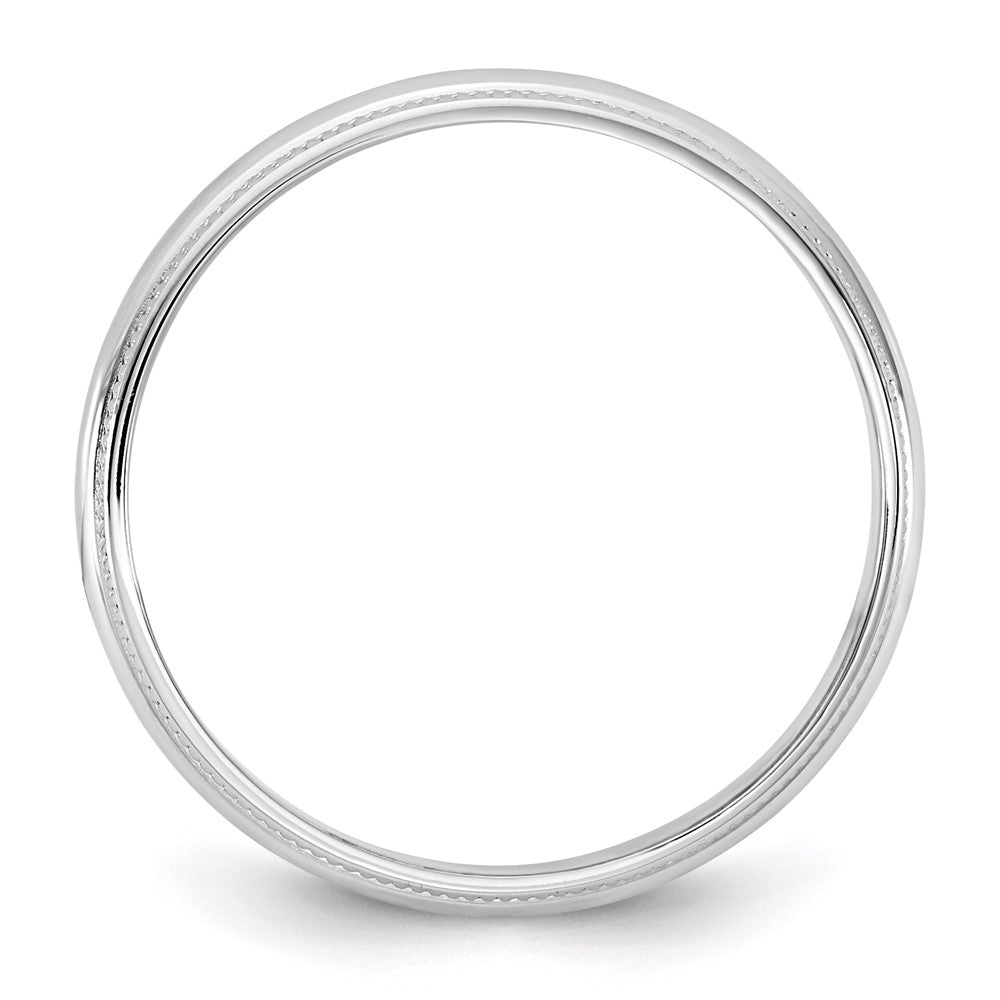10KW 3.5mm LTW Milgrain Half Round Band