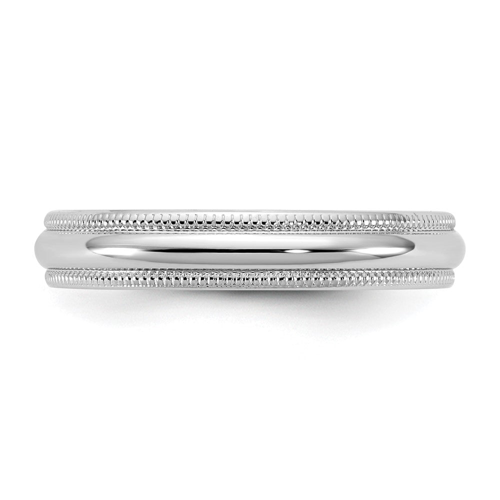 14KW 3.5mm LTW Milgrain Half Round Band