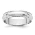 10KW 4.5mm LTW Milgrain Half Round Band