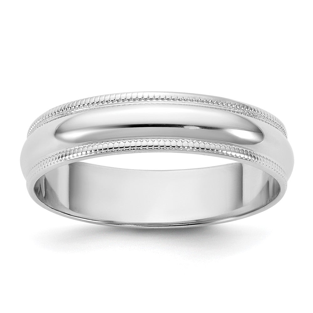 10KW 4.5mm LTW Milgrain Half Round Band
