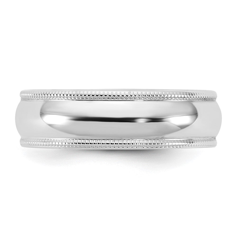 14KW 5.5mm LTW Milgrain Half Round Band