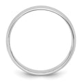 14KW 6.5mm LTW Milgrain Half Round Band