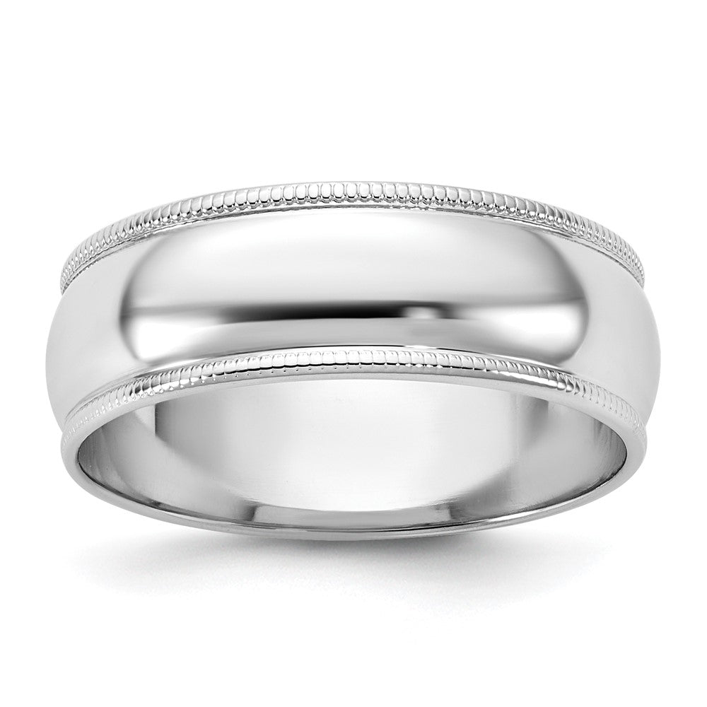 10KW 6.5mm LTW Milgrain Half Round Band