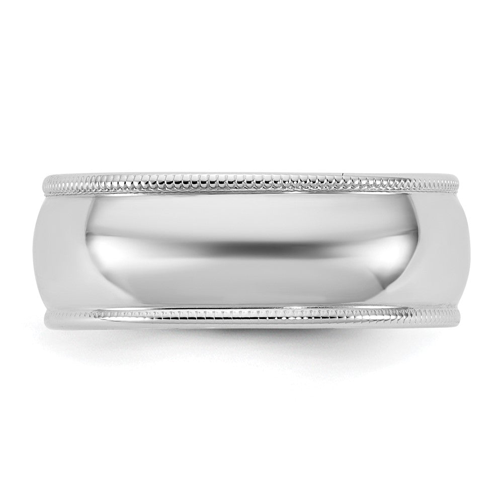 10KW 7mm LTW Milgrain Half Round Band