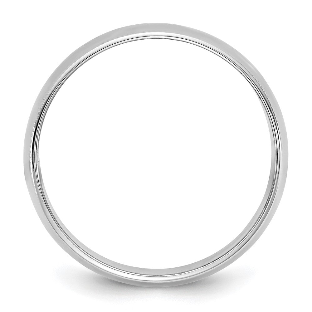 10KW 8mm LTW Milgrain Half Round Band