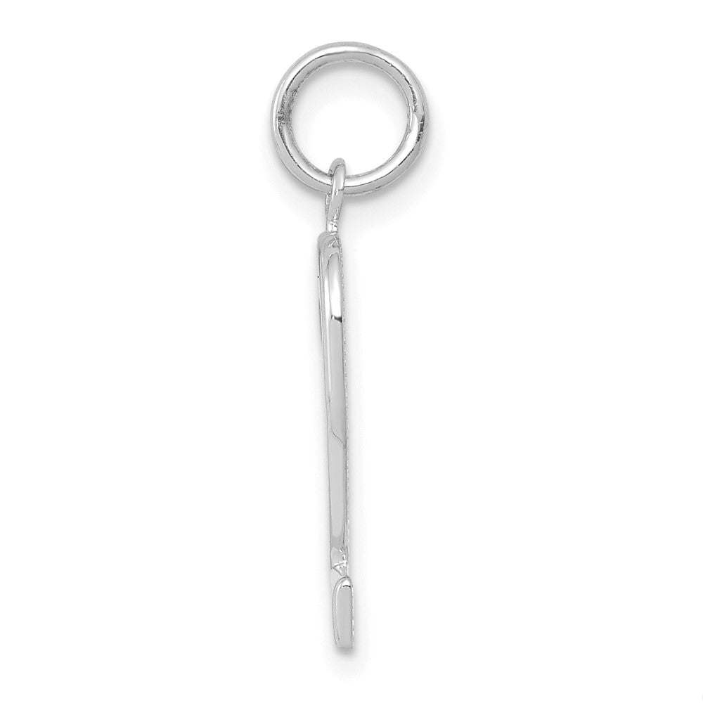 14kw Medium Polished Number 2 Charm