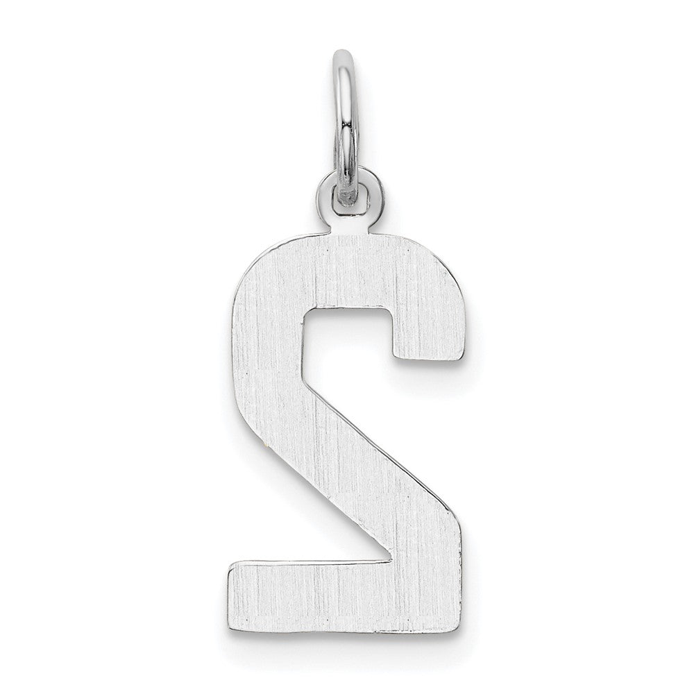 14kw Medium Polished Number 2 Charm