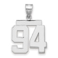 14kw Medium Polished Number 94 Charm