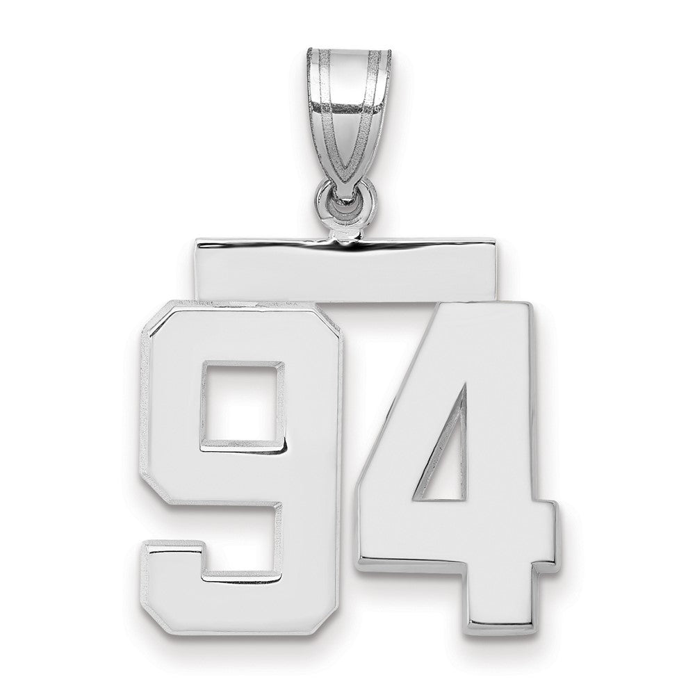 14kw Medium Polished Number 94 Charm