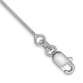 14k White Gold .6mm Octagonal Snake Chain