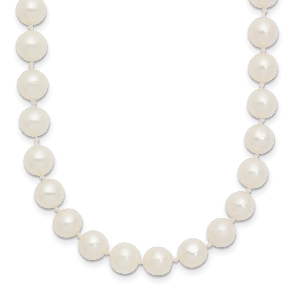 10k 6-7mm White Near Round Freshwater Cultured Pearl Necklace