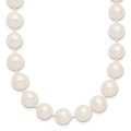 14k 9-10mm White Near Round Freshwater Cultured Pearl Necklace