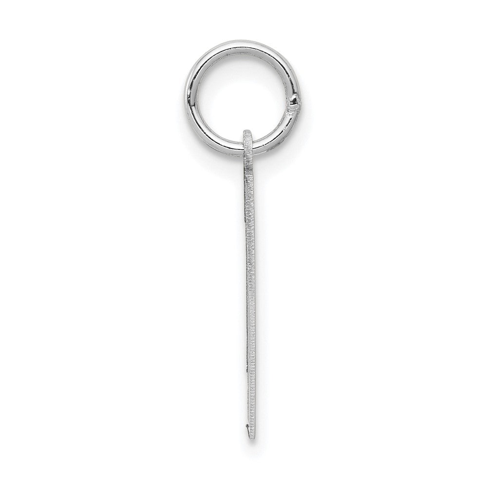 14kw Medium Satin Number 1 Charm