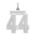 14kw Medium Satin Number 44 Charm