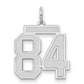 14kw Medium Satin Number 84 Charm