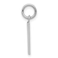 14kw Small Polished Number 1 Charm