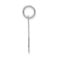 14kw Small Satin Number 22 Charm