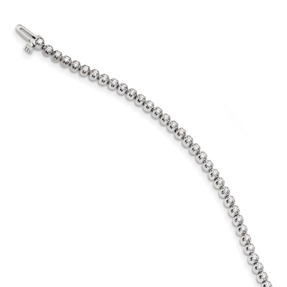 14k White Gold VS Diamond Tennis Bracelet